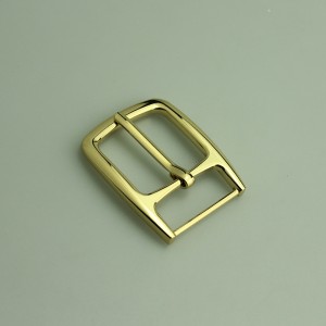 Fivela de pino de moda de ouro shinny, acessórios de metal para cinto