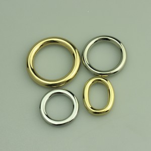 Alta qualidade whosale o anéis, fivela de círculos, acessórios de metal